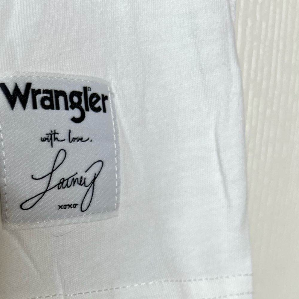 Lainey Wilson X Wrangler Red White and Blue Tee Size XS - Picture 4 of 5